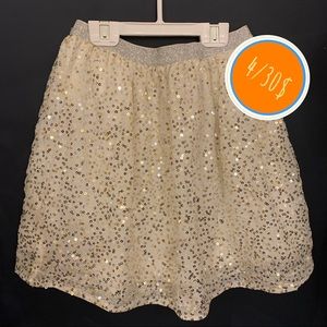 Sequinned skirt